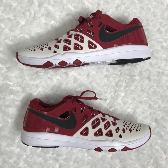 NEW Nike Oklahoma Sooners Speed 4 Amp Sneaker Red - Picture 2 of 8
